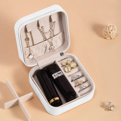 T饰品收纳盒B1pq301-首饰盒便携式项链戒指装手饰耳饰盒饰品盒