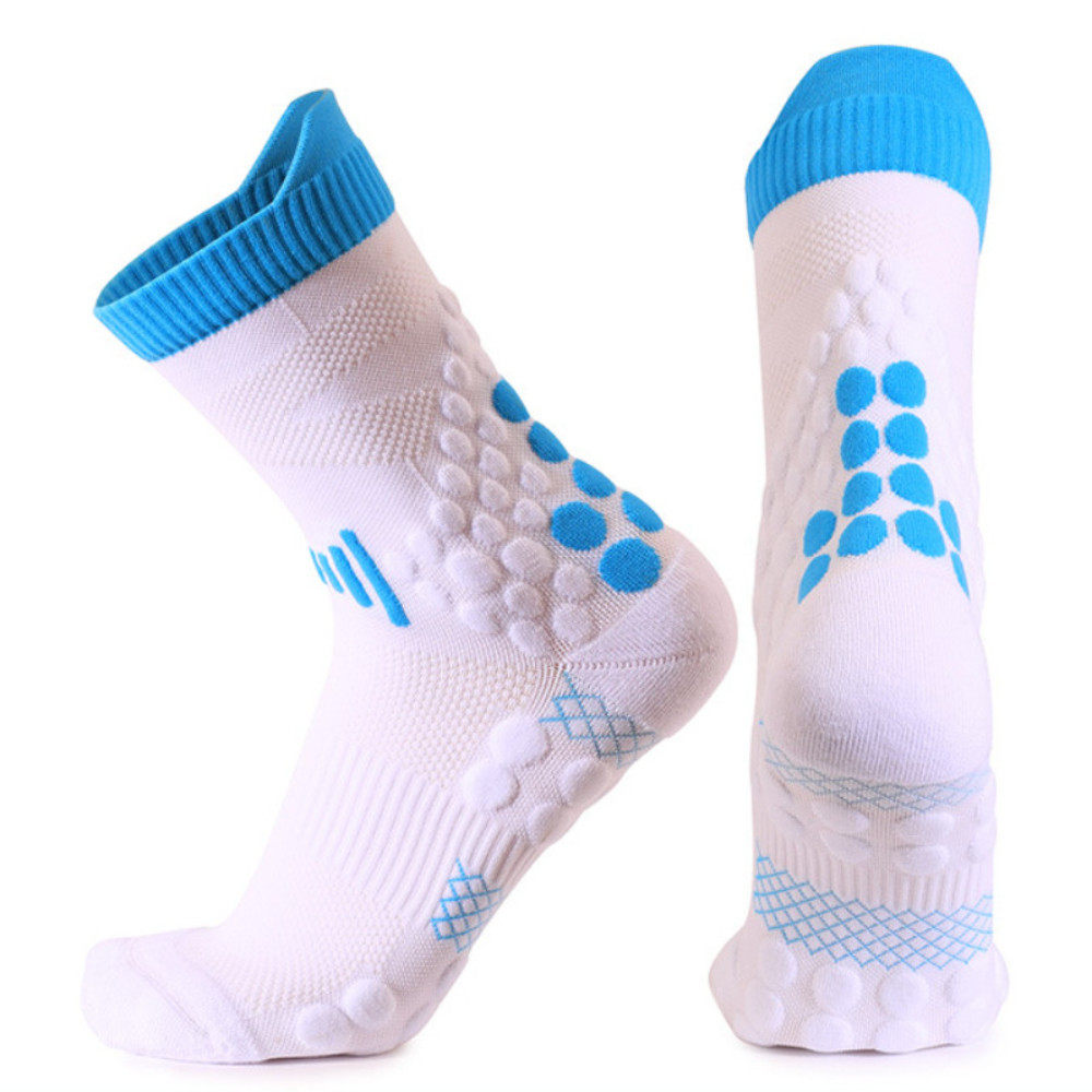 跑步运动袜子爆款男女加厚毛巾底吸汗中筒篮球袜缓震防滑羽毛球袜