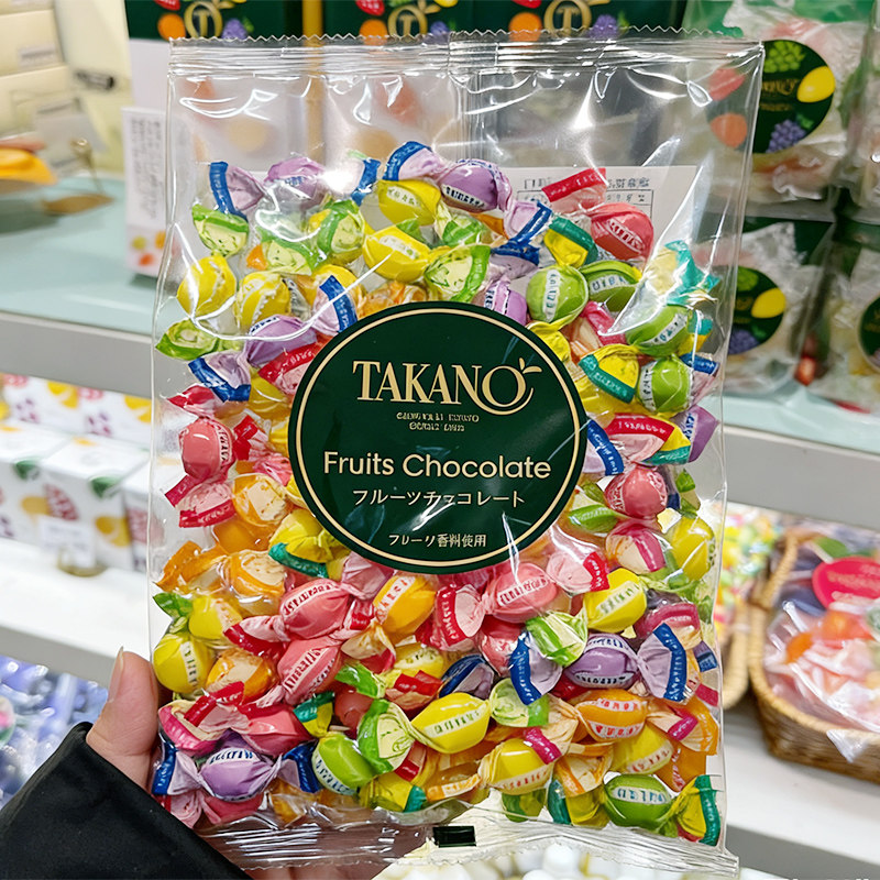 日本原装进口takano水果巧克力银座新宿高野糖果情人节零食代购