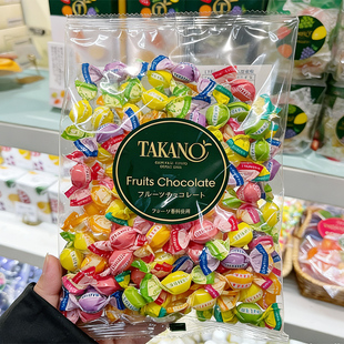 日本原装进口takano水果巧克力银座新宿高野糖果情人节零食代购