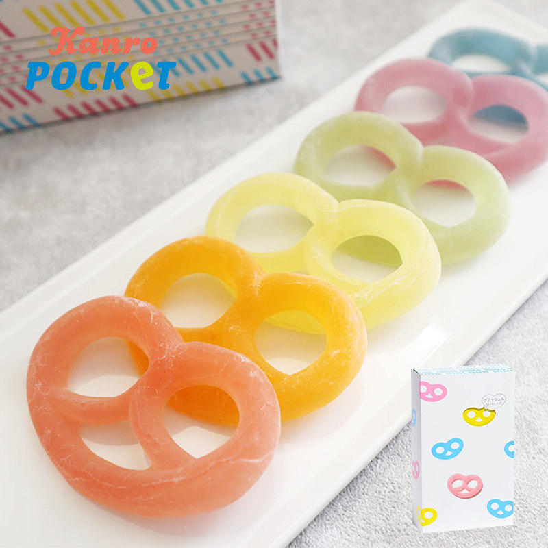 【顺丰包邮】日本原宿kanro甘乐蝴蝶结软糖琥珀糖零食伴手礼盒