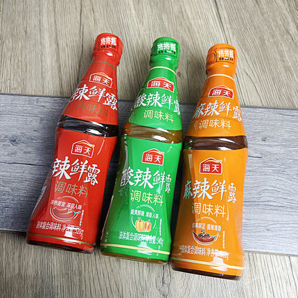 海天辣鲜露调味料520g挤挤瓶酸辣汁热炒麻辣鲜露凉拌菜烹饪560g