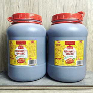 海天精制鲍鱼汁6kg大桶装商用餐饮海参鲍鱼捞饭捞面点蘸等390g