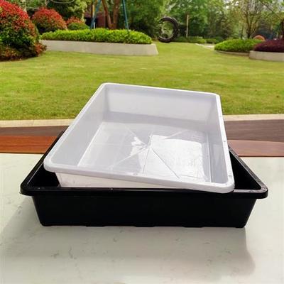 多肉花盆浸水盆塑料不漏托盘叶插育苗盆收纳筐搬运框整理盘包邮
