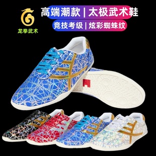 龙拳武术鞋长拳南拳训练鞋满天星练功鞋武术套路竞赛太极鞋青花瓷