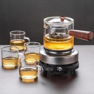 煮茶壶煮茶器蒸茶壶玻璃煮茶器加厚耐热煮茶壶功夫茶具家用蒸汽壶