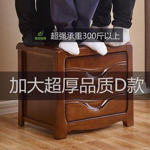 床边储物小柜子 全实木床头柜轻奢简约经济型家用北欧卧室家具热卖