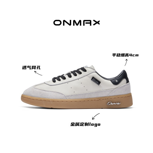 onmax极简simple26夏季新增高运动休闲情侣男女同款白色T头德训鞋