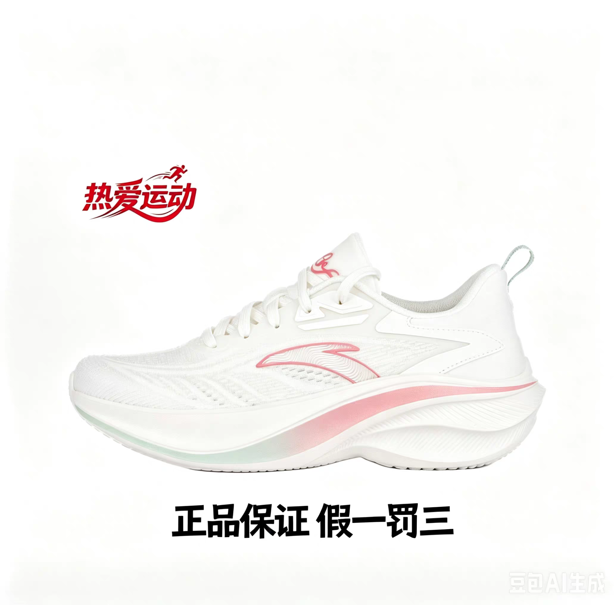 Anta安踏 叶子 简约舒适 减震防滑耐磨 低帮 休闲 跑步鞋 女款