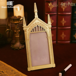 ME正版 哈利波特厄里斯魔镜留言板记事椴木框桌面摆件