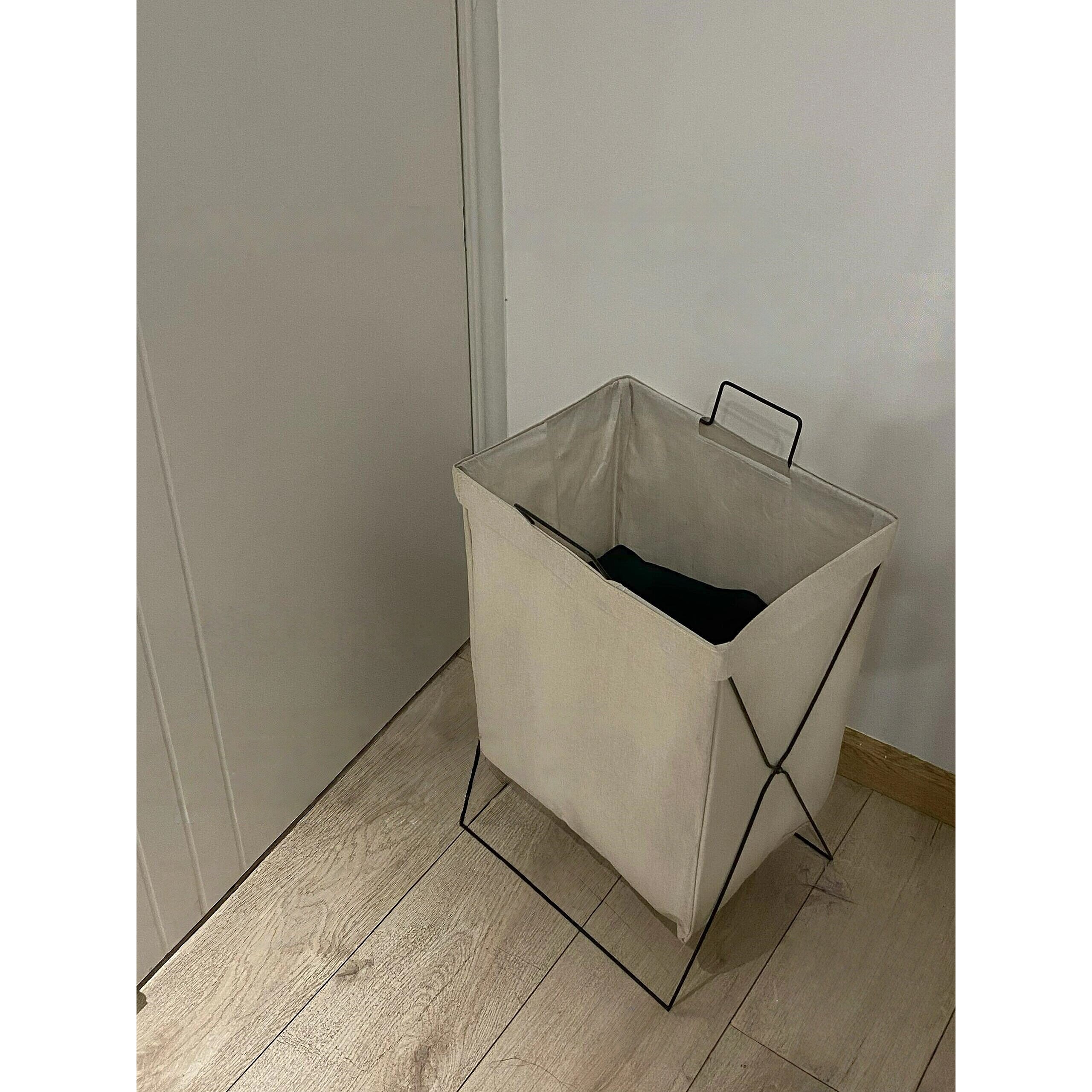 可折叠脏衣篓脏衣服收纳筐脏衣篮钢架卧室衣服整理浴室布艺卫生间
