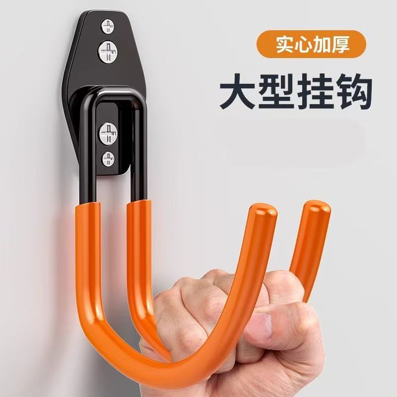 儿童滑板车挂钩铁艺宝宝平衡车自行车墙上免打孔挂架收纳支架童车