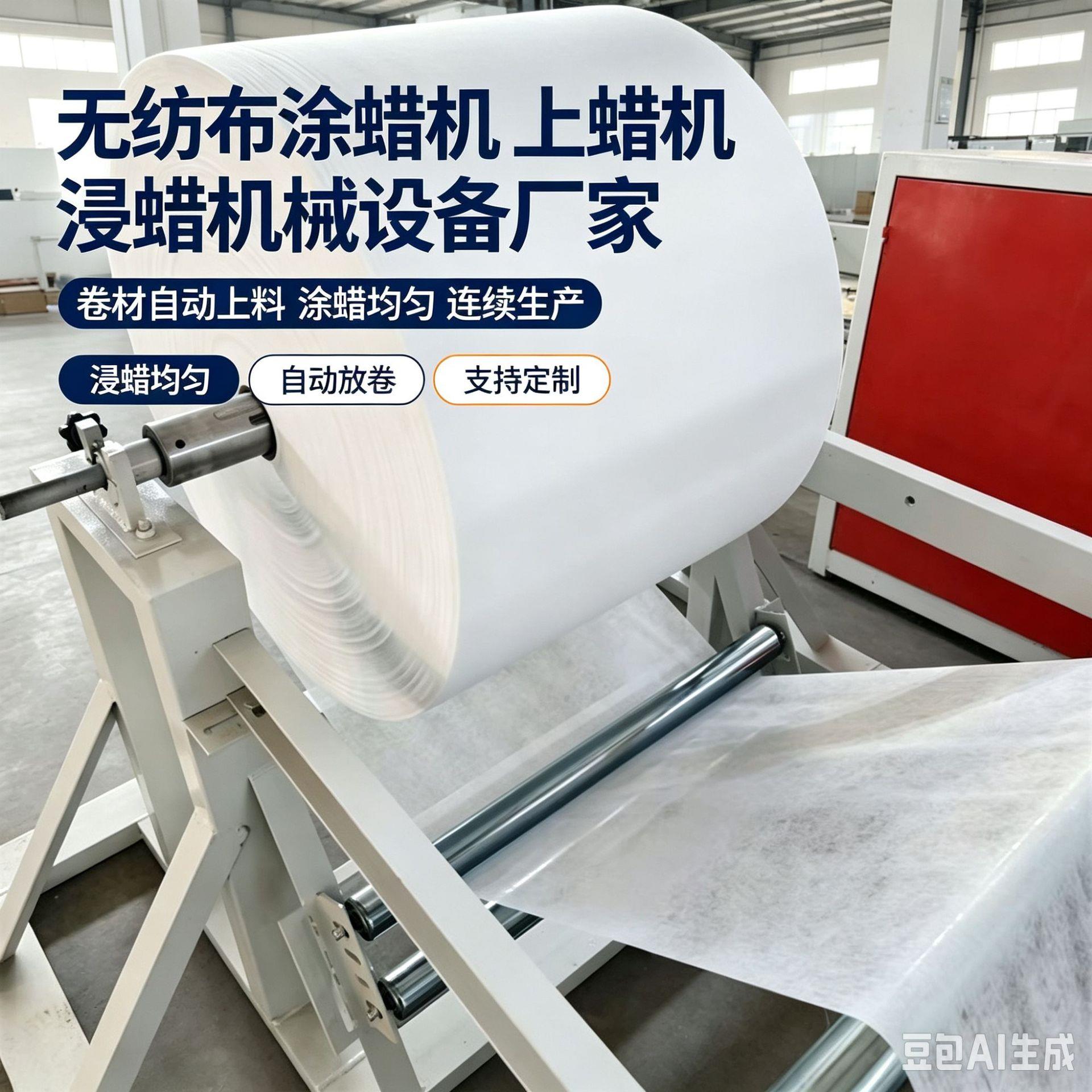 食品包装无纺布涂蜡机三明治网布涂胶机器蜜蜡熔蜡浸涂式涂布机