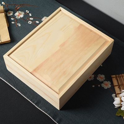 新款徽章木盒实木茶叶盒纪念币盒子木质礼品盒竹木收纳盒可