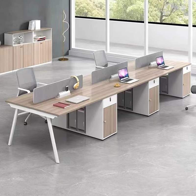 工位办公桌简约现代员工位职员四人位卡座办公室家具员工桌椅