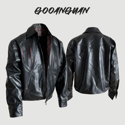 GOOANGUAN己巳蛇皮衣外套