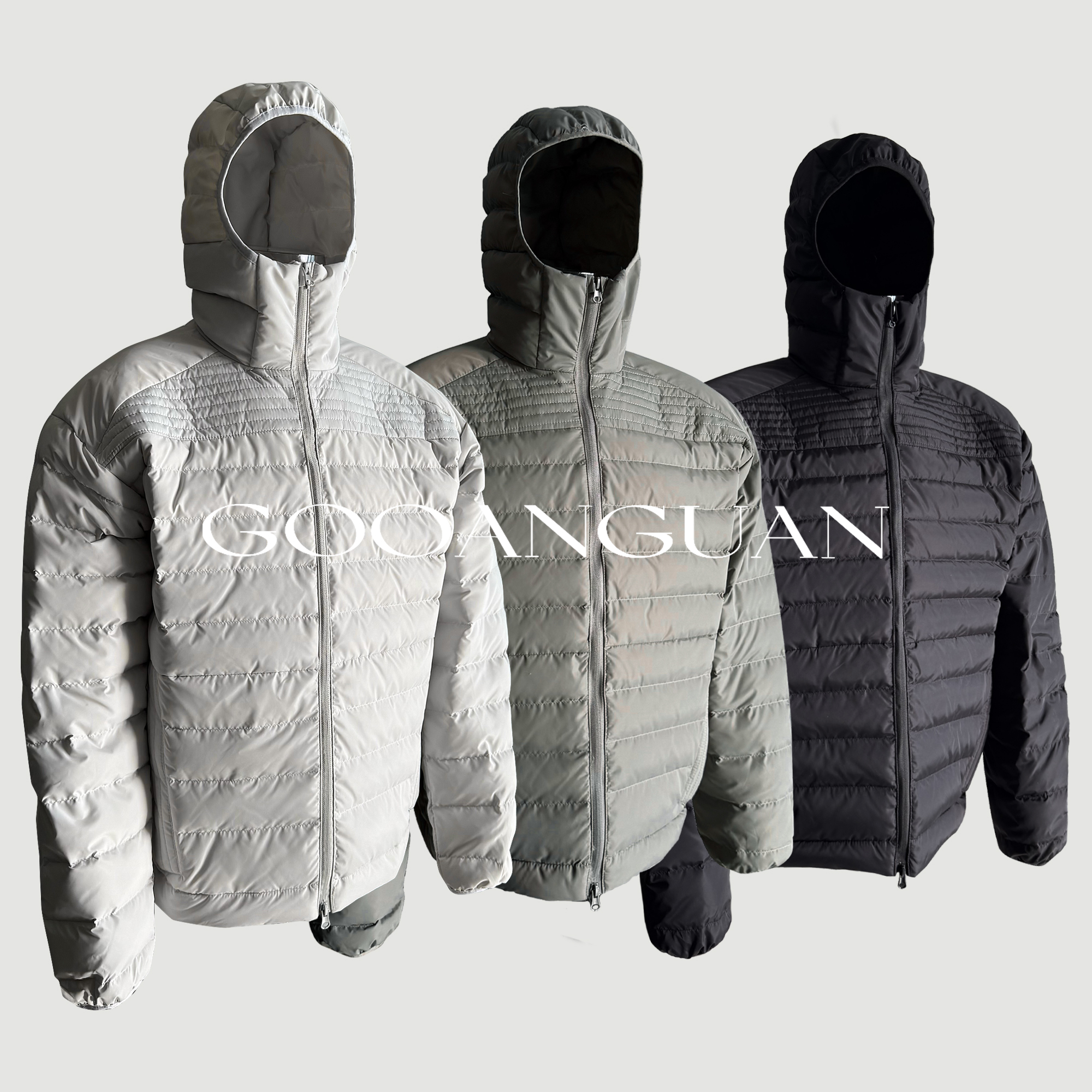 排骨羽绒服200g新国标90白鸭绒