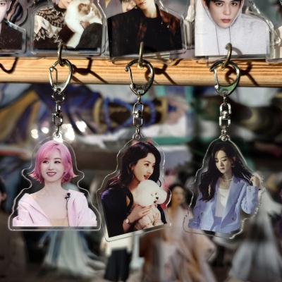 赵丽颖周边亚克力双面6厘米钥匙扣创意生日礼品送对象