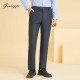 深色中腰直筒保暖涤纶长裤 乔治白冬季 通勤休闲裤 厚款 子 男士