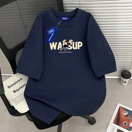 【官方正品】WASSUP重磅纯棉短袖