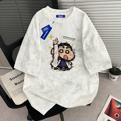 【官方正品】WASSUP重磅蜡染短袖
