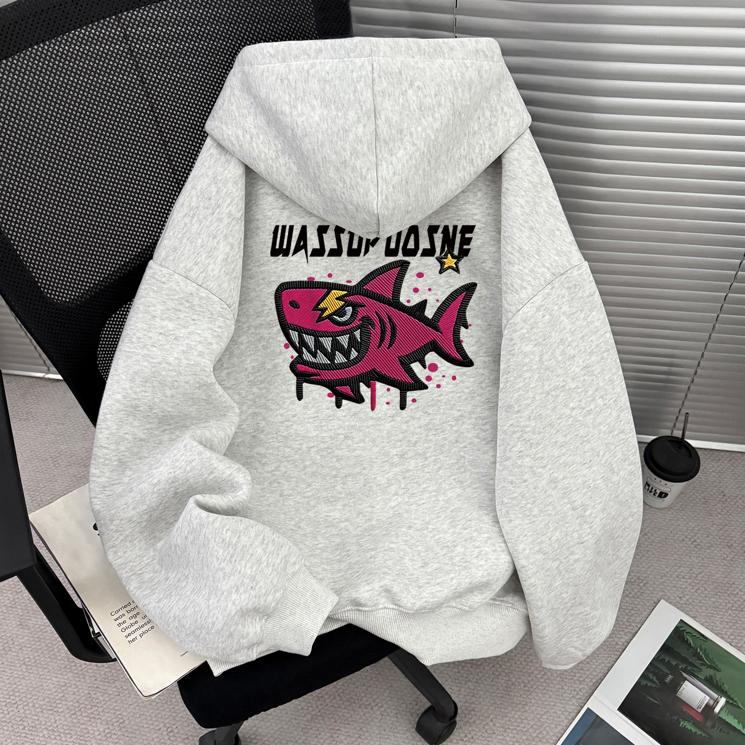 【官方正品】WASSUP重磅连帽卫衣