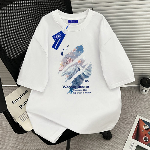 【官方正品】WASSUP纯棉短袖上衣
