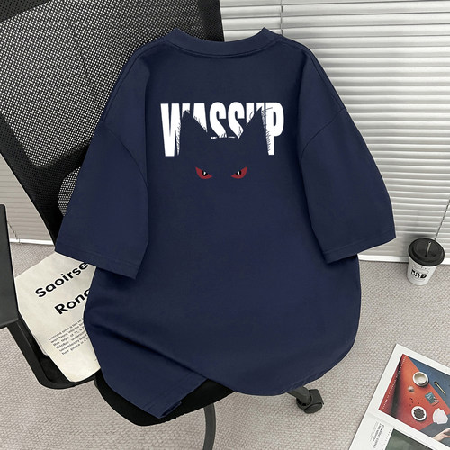 【官方正品】WASSUP重磅纯棉短袖