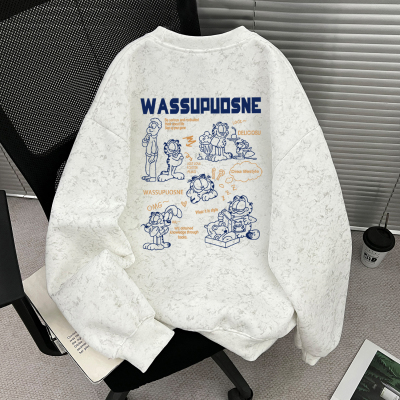 【官方正品】WASSUP扎染圆领卫衣