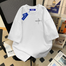 宽松半袖 t恤男女情侣装 体恤上衣 纯棉短袖 WASSUP重磅春夏2025新款