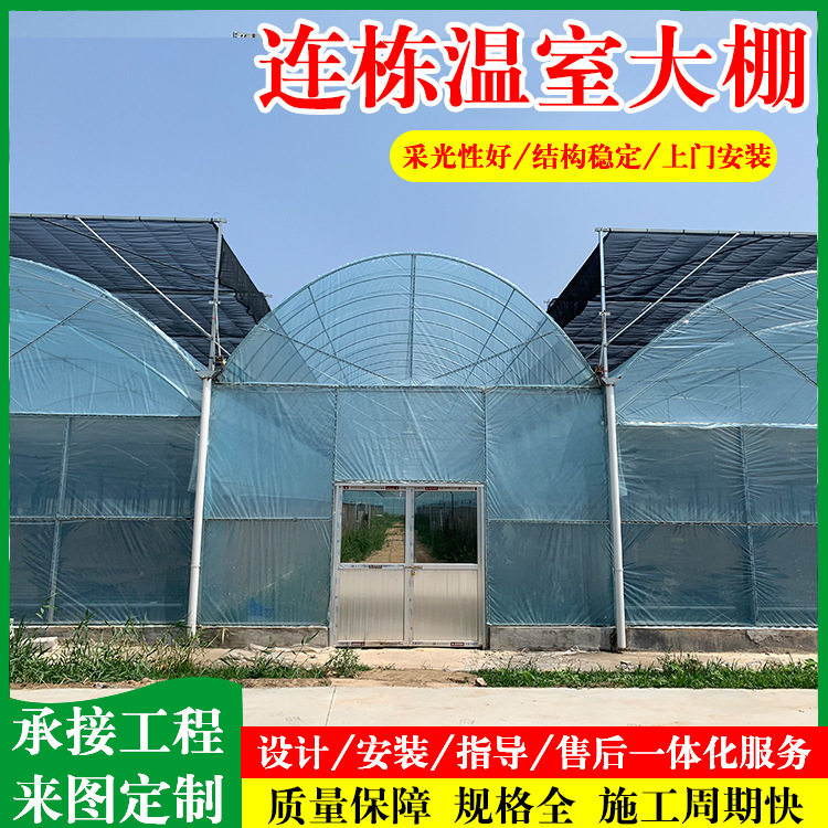 镀锌管骨架温室大棚建造 农业瓜果蔬菜大棚 种植草莓花卉温室大棚,基础建材,钢结构活动板房,淘宝优惠券,粉丝福利购,淘宝优惠卷