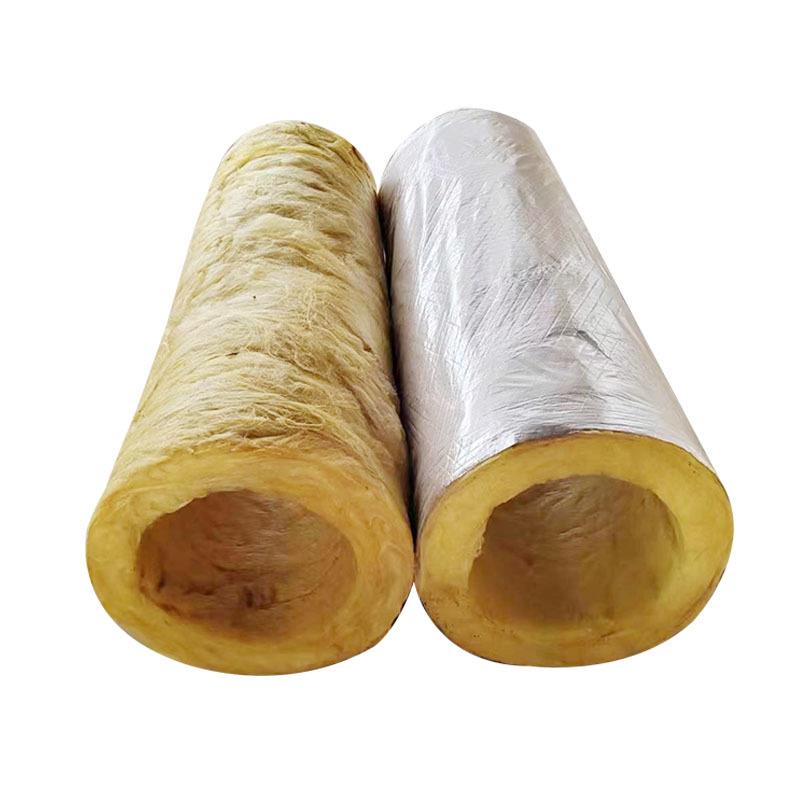开口自粘玻璃棉管壳超细玻璃棉管铝箔离心玻璃棉保温管