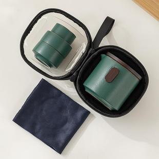 陶瓷茶水分离旅行茶具户外便携泡茶壶随身露营茶杯茶叶罐茶盘定制