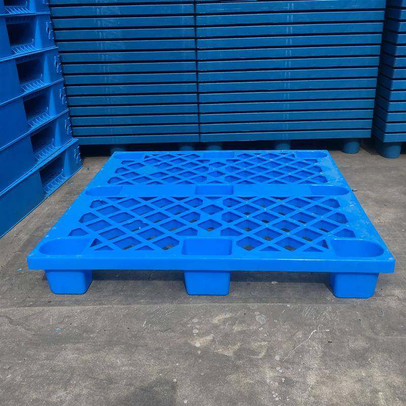 厂家1米*1米网格九脚塑料托盘1010叉车仓库货物周转塑胶卡板托盘