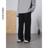 Emulous水洗卫裤 型秋冬百搭直筒休闲长裤 2.0 加绒加厚宽松直筒版