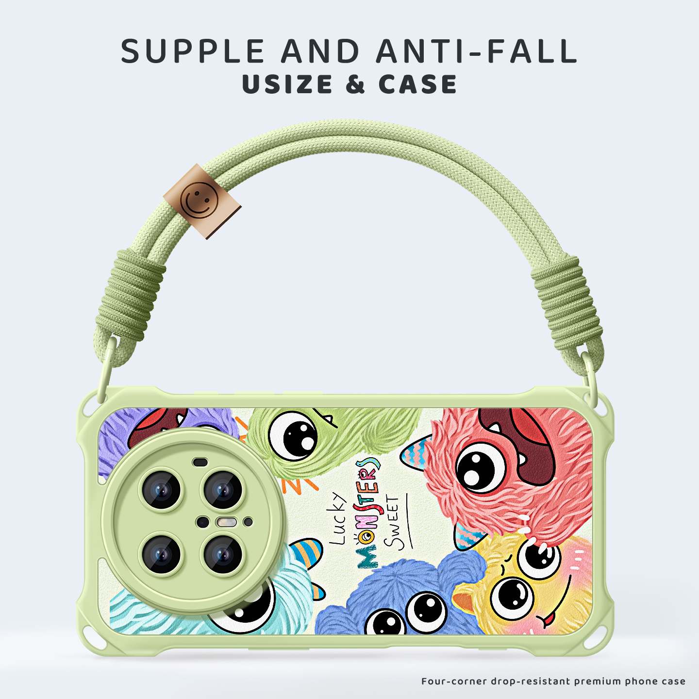 适用华为mate70手机壳防摔手绳款