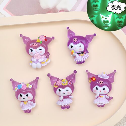 3D立体贴纸库洛米夜光手工DIY