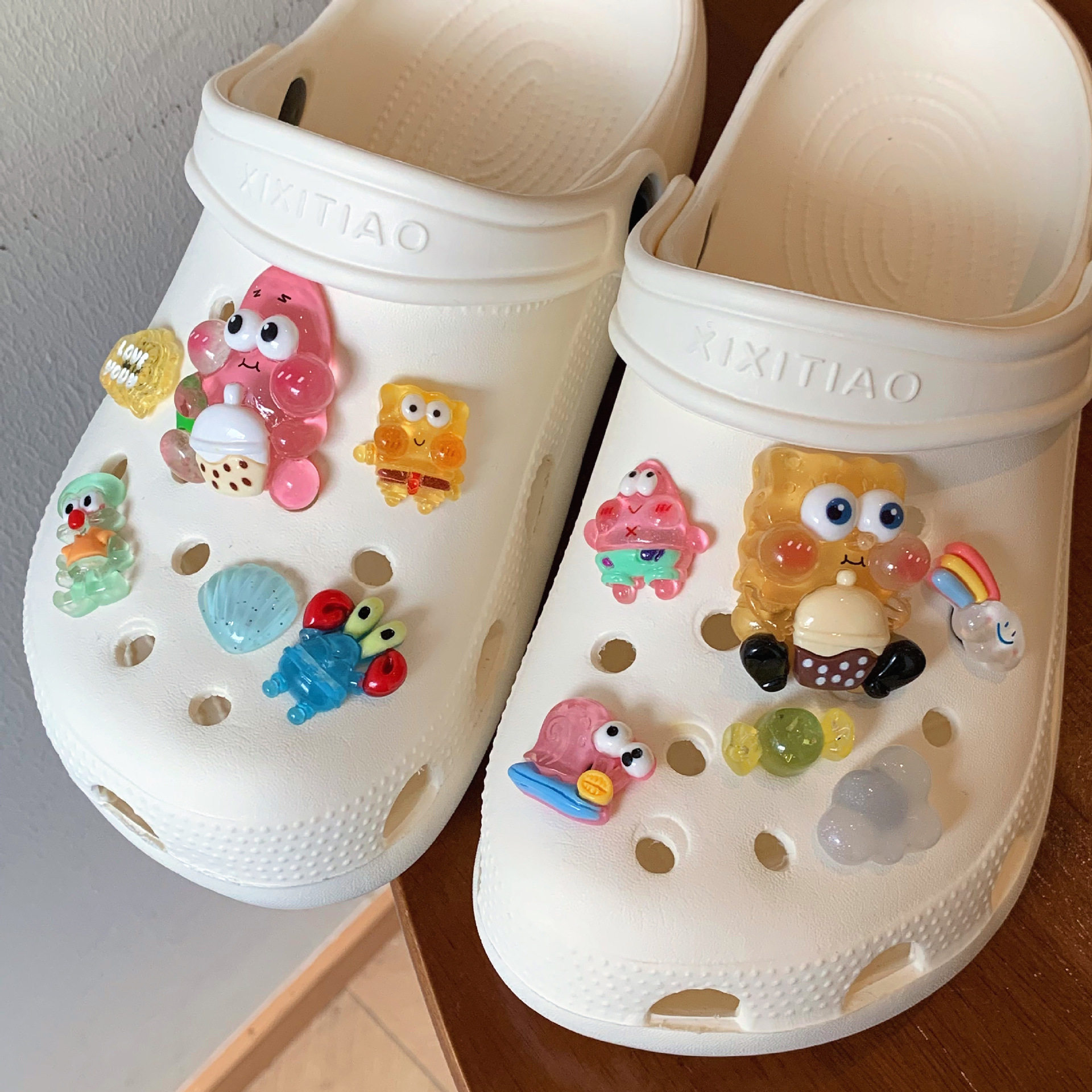 卡通冰透海宝可爱鞋扣洞洞鞋鞋花鞋扣装饰可拆卸立体DIY,服饰配件/皮带/帽子/围巾,鞋扣,淘宝优惠券,粉丝福利购,淘宝优惠卷