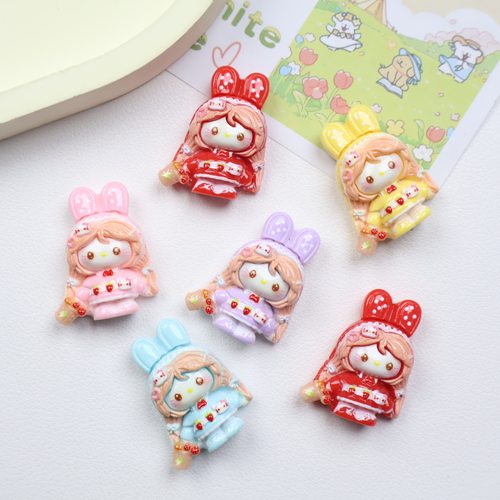 卡通兔头小猫3D立体DIY贴纸