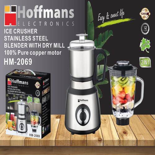 Hoffmans搅拌机 2069 2 in 1 Ice Crusher  with Dry Mill