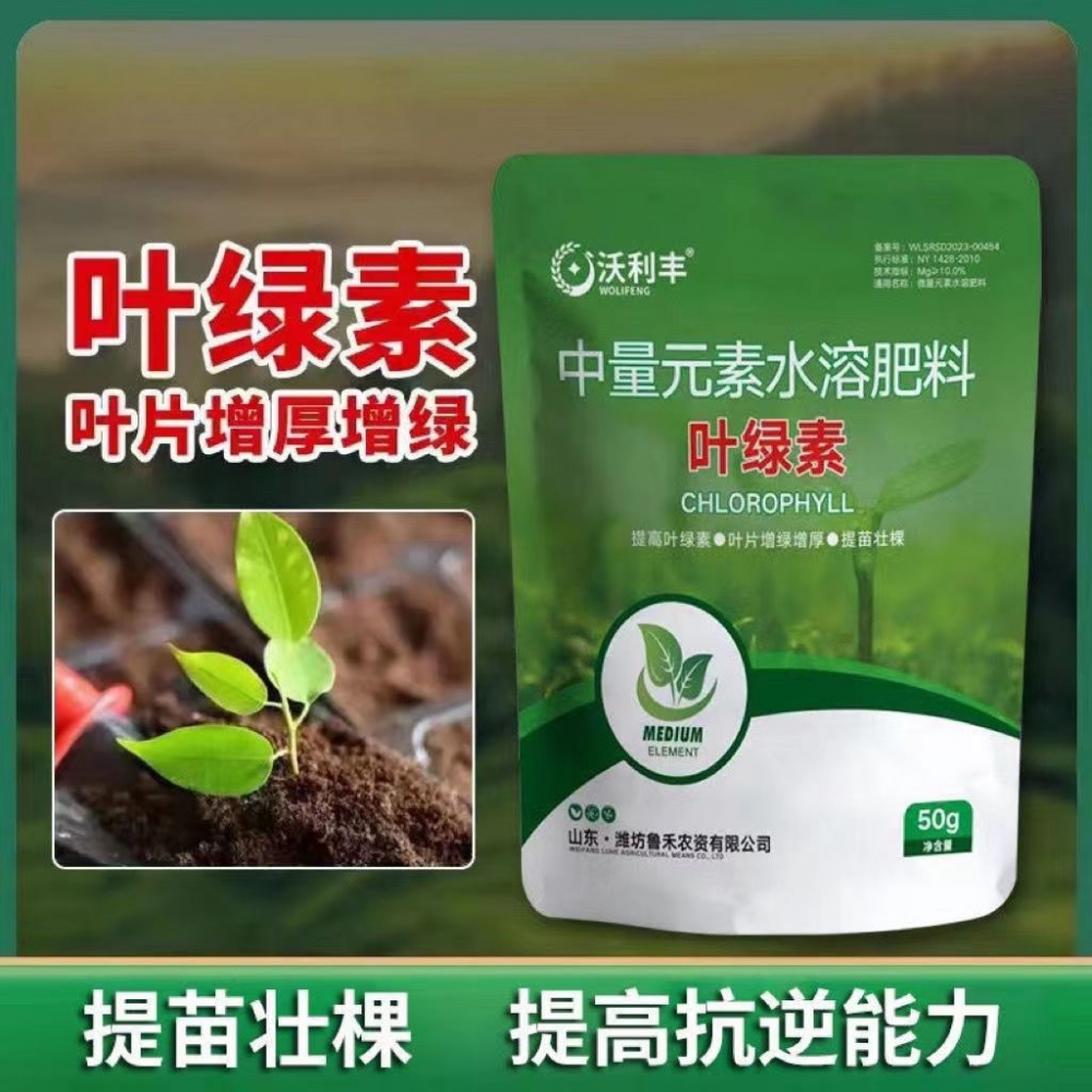 沃利丰叶绿素氨基酸叶面肥提苗壮