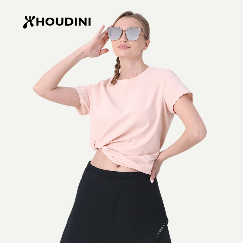 HOUDINI胡丁尼 Cover Tee 守护女户外夏季防晒圆领短袖T恤