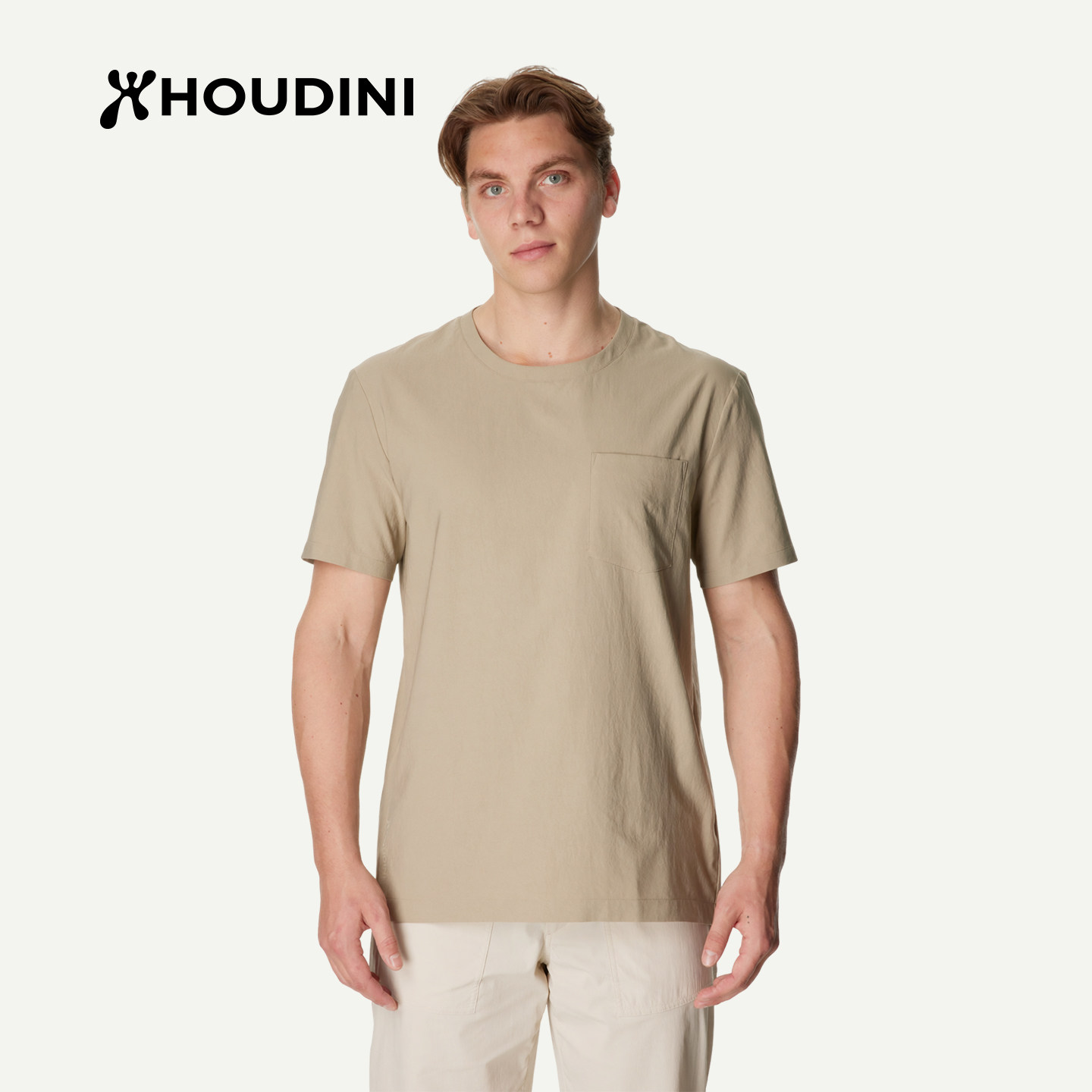 HOUDINI胡丁尼 Cover Tee 守护男户外26夏季防晒圆领清爽短袖T恤