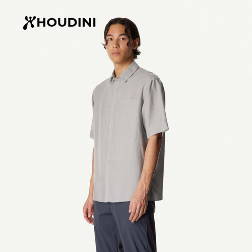 HOUDINI胡丁尼天丝凉感短袖衬衫