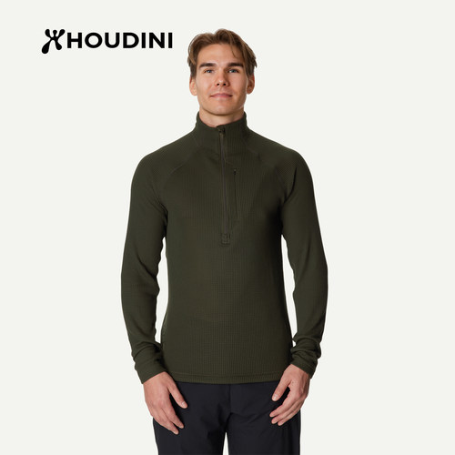 HOUDINI男春秋网眼抓绒外套