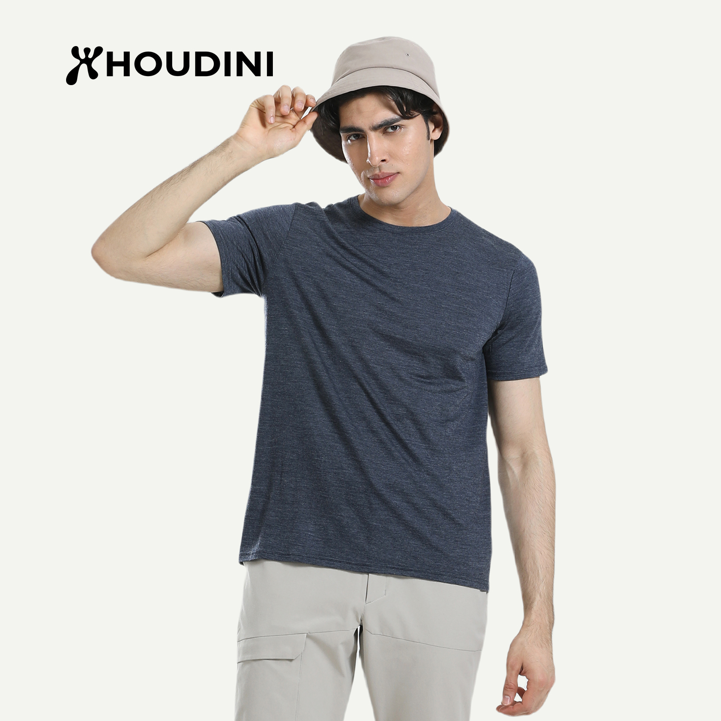 HOUDINI胡丁尼男款柔软羊毛短袖