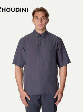 HOUDINI胡丁尼 Tree Polo Shirt 树男户外夏季休闲工装短袖衬衫