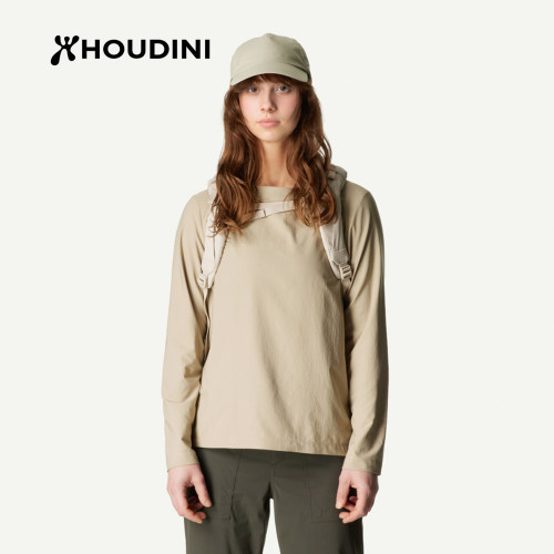 HOUDINI胡丁尼 Cover Crew 守护女户外春夏防晒轻薄打底长袖T恤衫