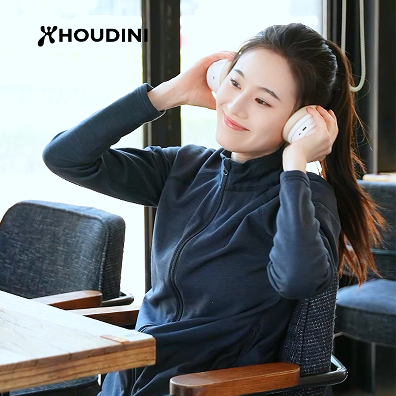 HOUDINI胡丁尼 Outright直率 女户外保暖抓绒夹克外套129674