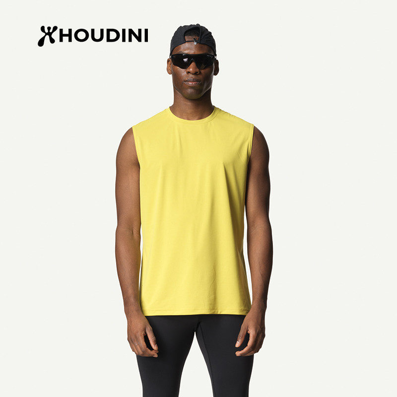 HOUDINI胡丁尼 Pace Air Tank 空速 男户外夏季跑步运动无袖背心